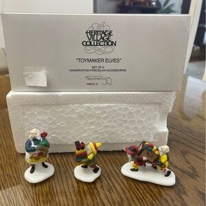 Department 56 North Pole Heritage Village Collection “Toymaker Elves” #5602-2